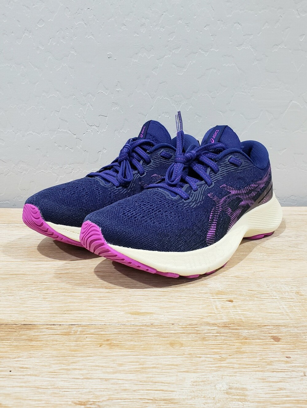 NWOB! ASICS Women's Gel-Nimbus Lite 3 Running Shoes (7.5) Dive Blue/Orchid